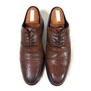 FREEBIRD By Steve Mens George Brogue Leather Oxford Wingtip Size 9 Shoes Brown